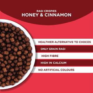 Ragi Crispies - Honey Cinnamon, 200g