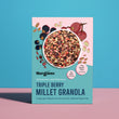 Load image into Gallery viewer, Triple Berry Millet Granola with Strawberries , 350g