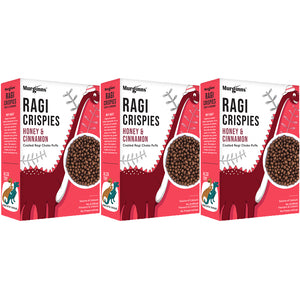 Ragi Crispies - Honey Cinnamon, 200g.