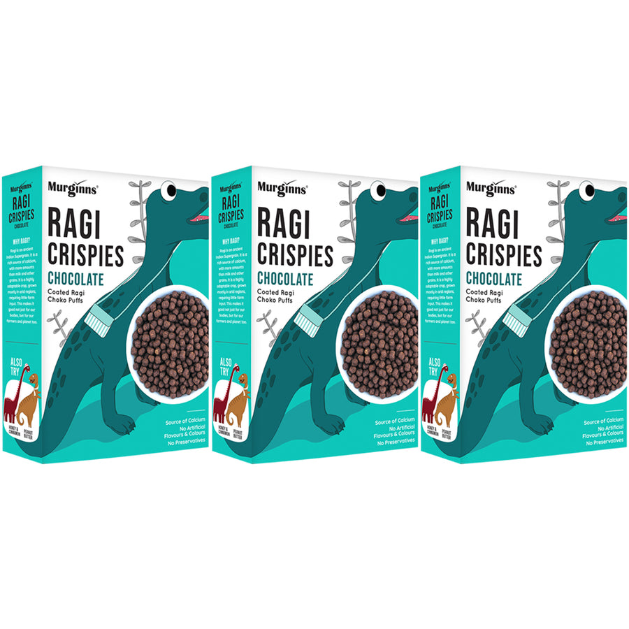 Murginns Ragi Crispies - Chocolate, 300g.