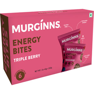 Triple Berry Energy Bites, 6 x 40gm packs